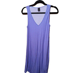 Blue/pink Striped sleeveless dress